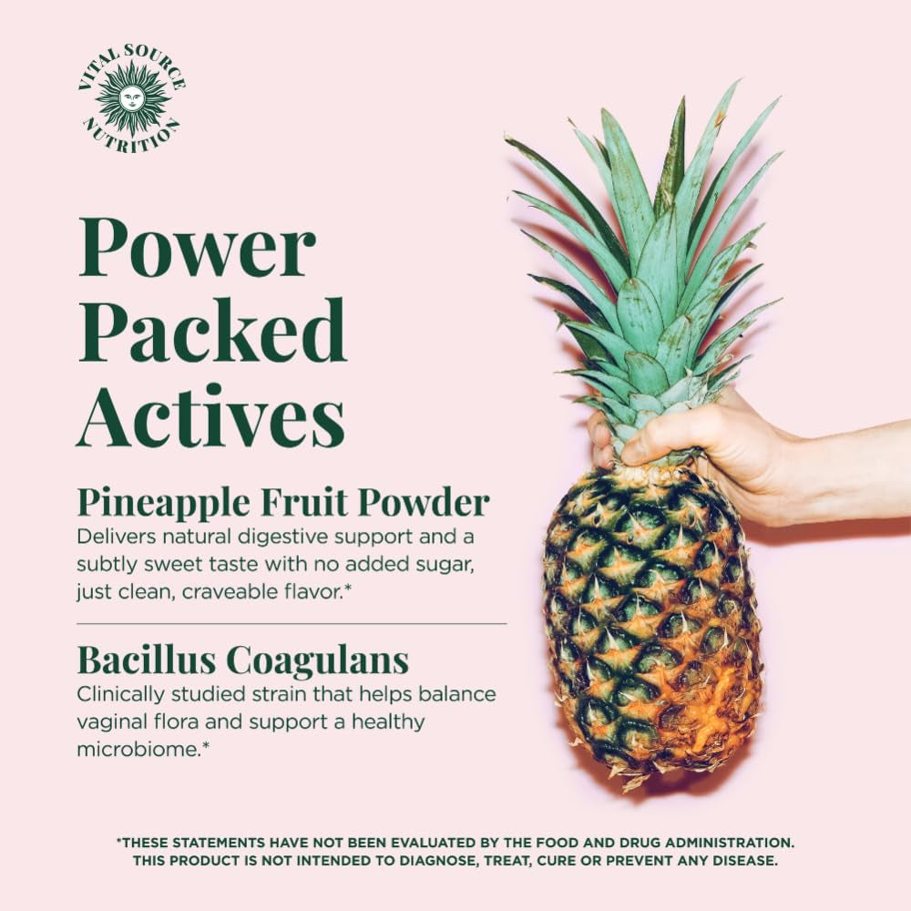 - Premium Feminine Balance Gummies - for Women’S Health & Wellness - Immune Support - Vegan, Gluten-Free - Hawaiian Pineapple - 60 Gummies - 30 Servings